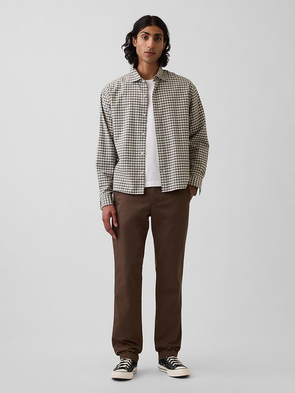 Modern Straight Khakis