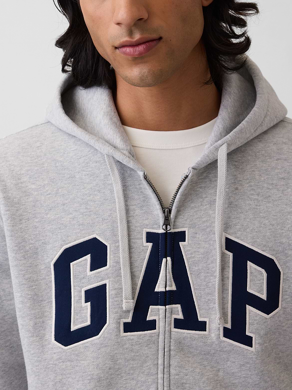 Adult VintageSoft Arch Logo Zip Hoodie