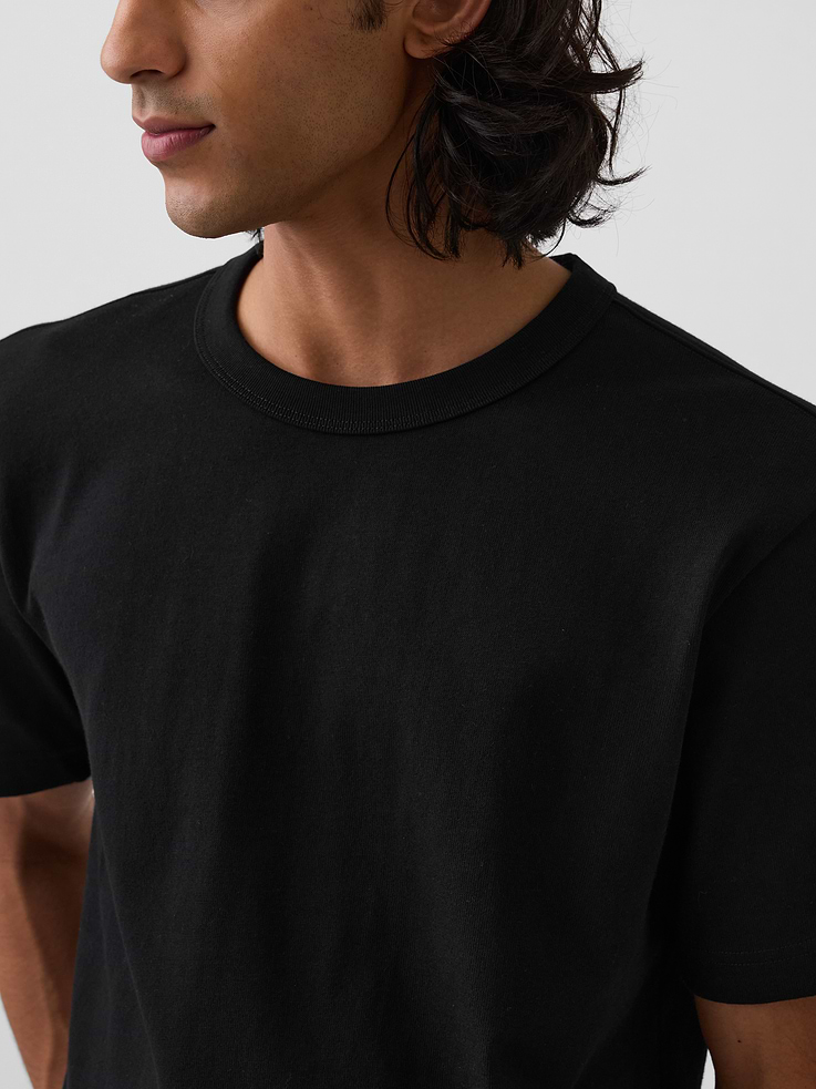 L'image numéro 4 présente T-shirt décontracté en tissu épais pour Adulte