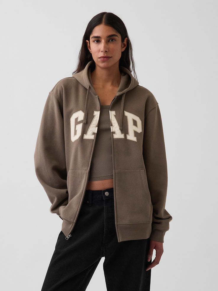 Image number 5 showing, Adult VintageSoft Arch Logo Zip Hoodie