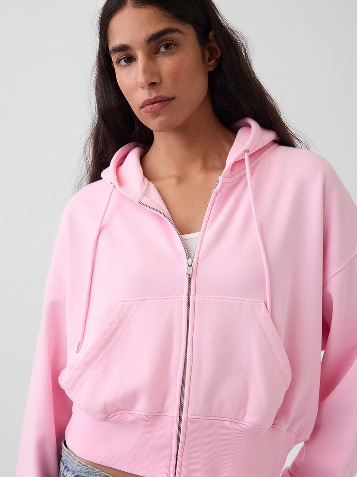 Image number 4 showing, VintageSoft Wedge Zip Hoodie