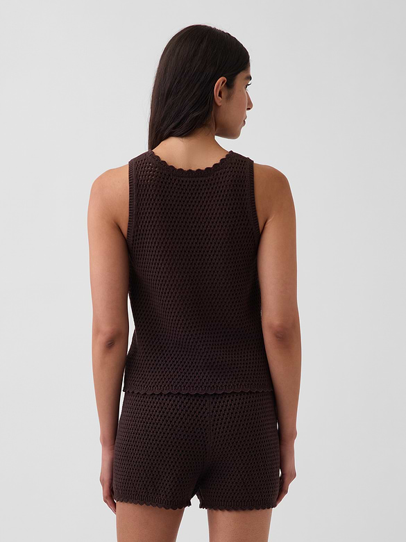 100% Cotton Crochet Tank Top
