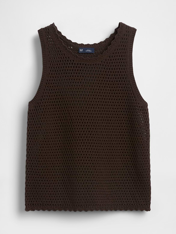 100% Cotton Crochet Tank Top