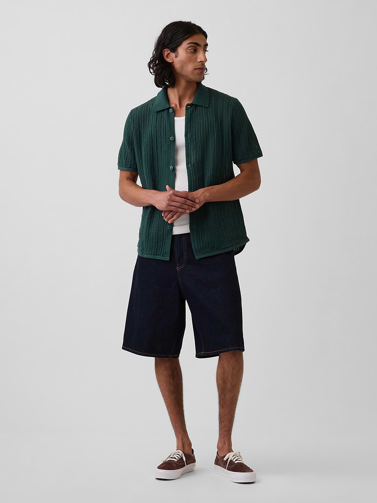 Image number 2 showing, Textured Relaxed Sweater Shirt