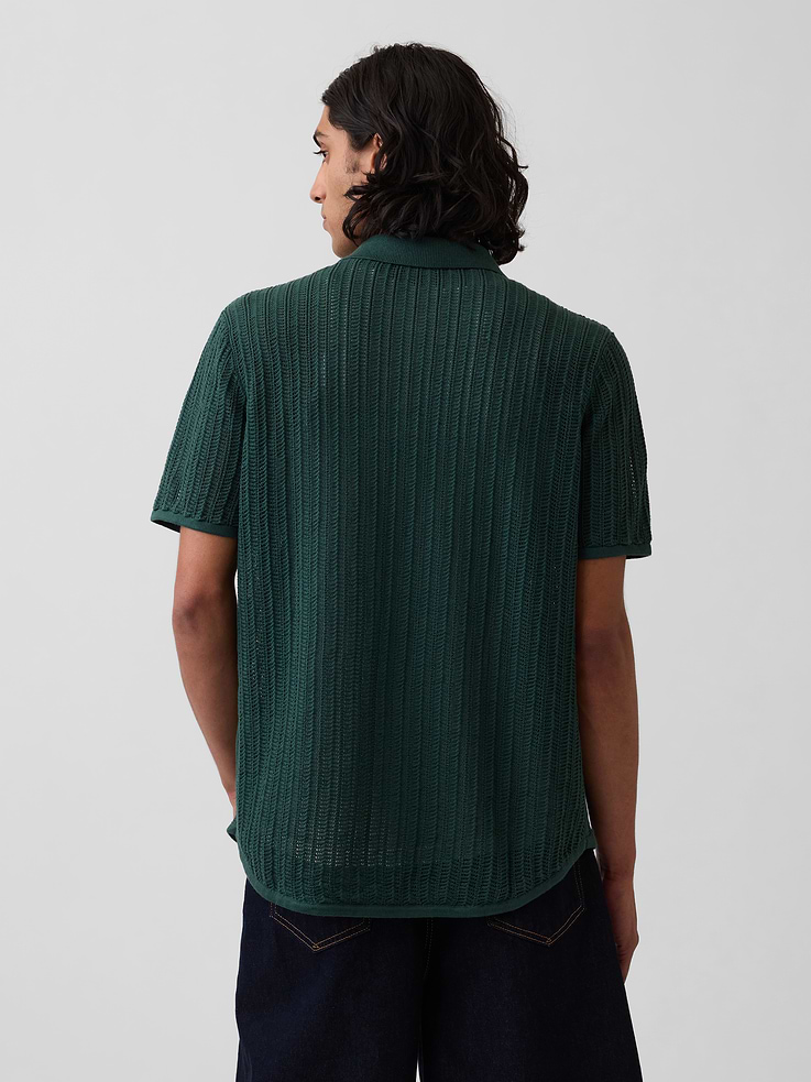 Image number 3 showing, Textured Relaxed Sweater Shirt