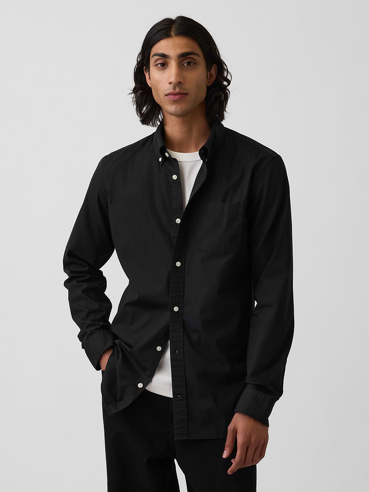 Image number 1 showing, Organic Cotton Poplin Classic Shirt