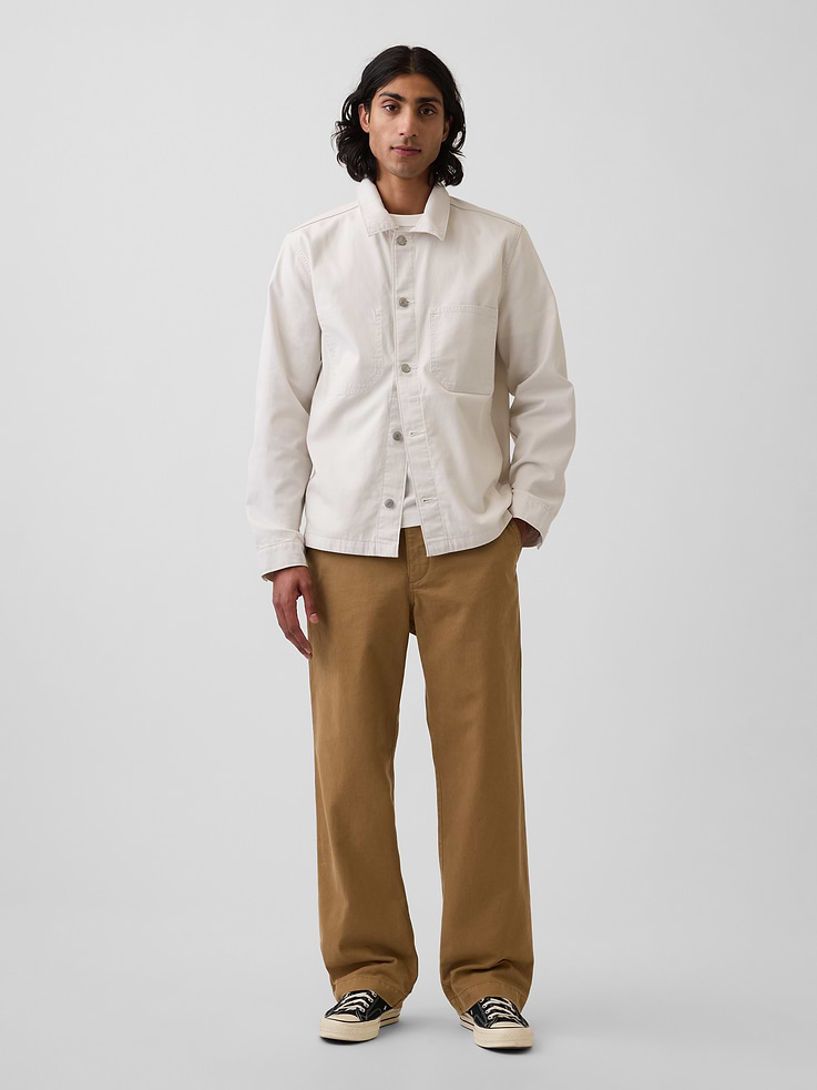 Image number 1 showing, Heavyweight Twill '90s Loose Khakis