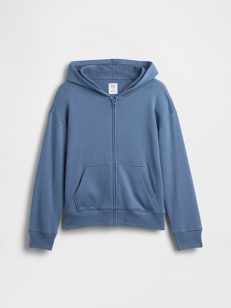 Image number 1 showing, Kids Relaxed French Terry Zip Hoodie