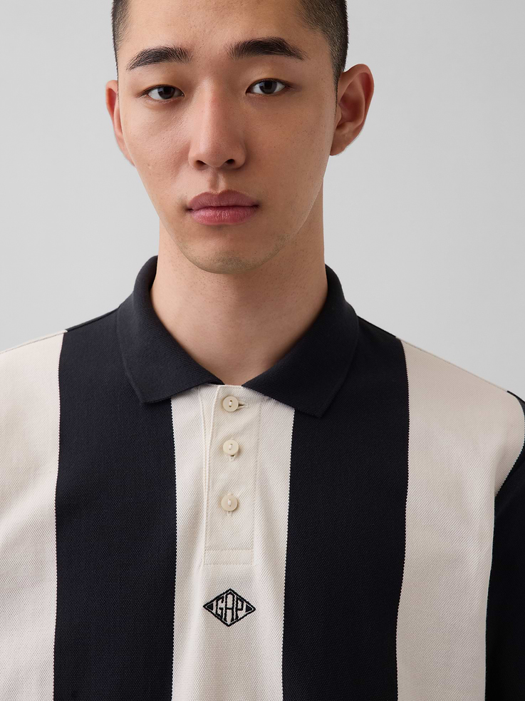 Image number 4 showing, OuiGap Relaxed Pique Polo
