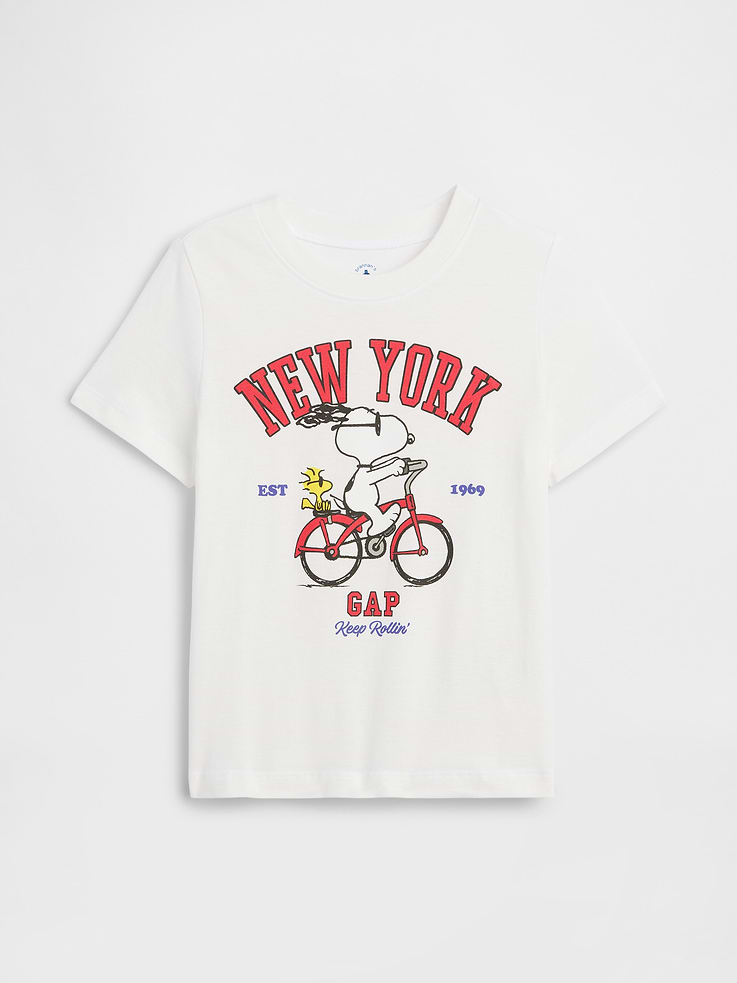 Image number 1 showing, babyGap Peanuts Logo T-Shirt