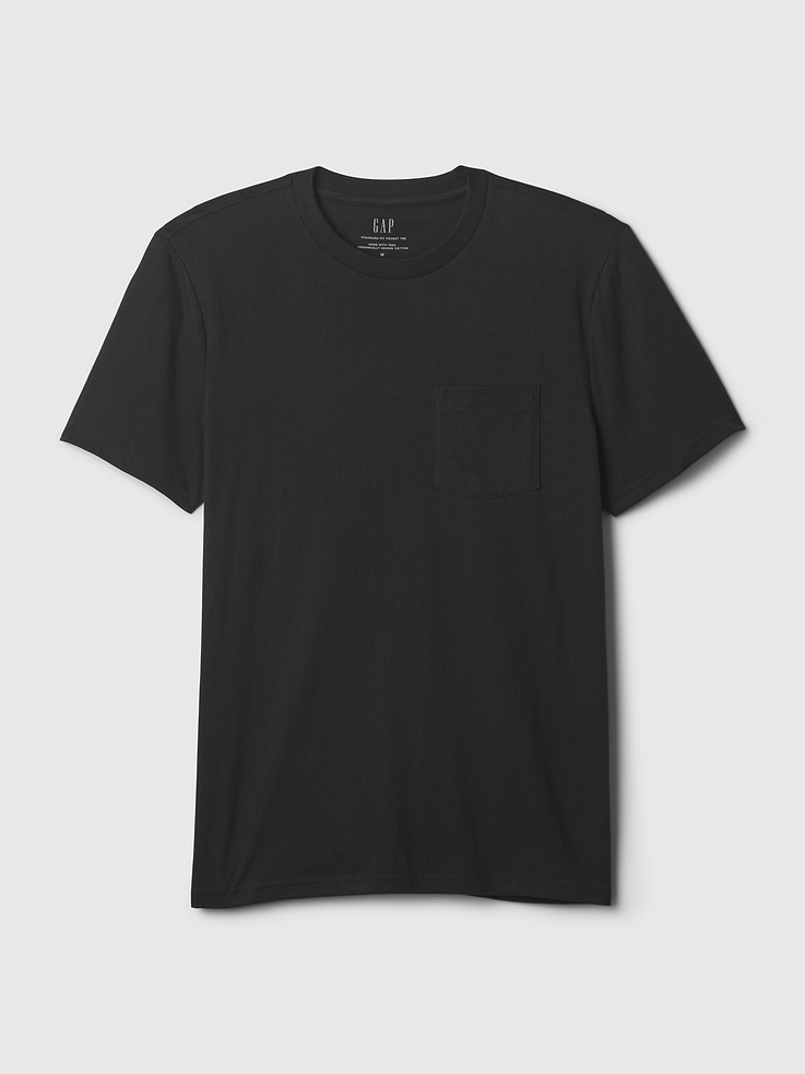 L'image numéro 5 présente T-shirt à poche en coton biologique pour Adulte