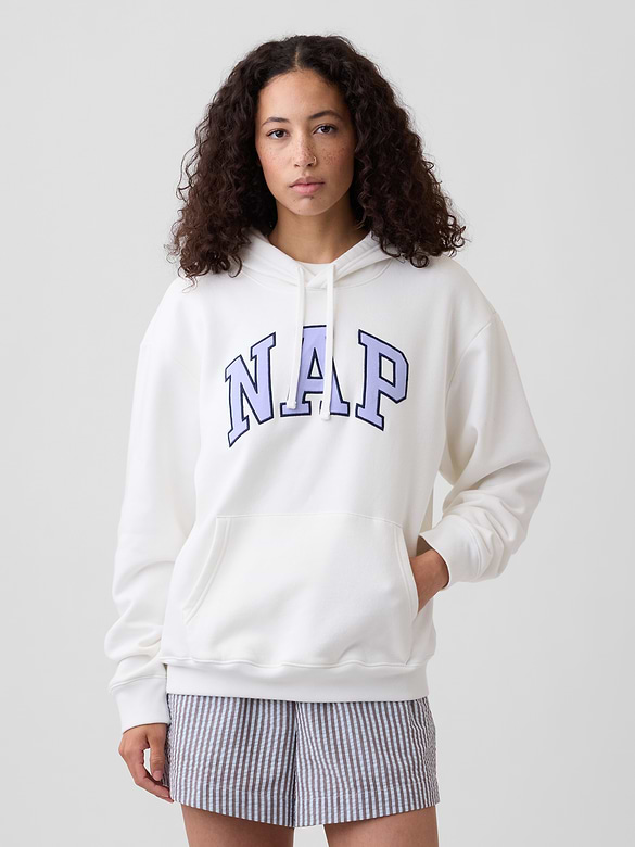 Oversized Gap Nap Logo Hoodie