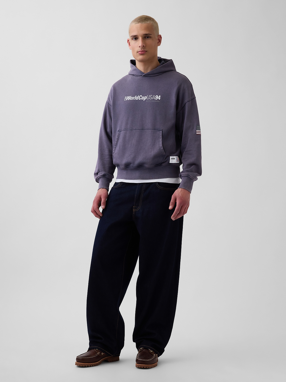 FIFA WORLD CUP™ VintageSoft Terry Oversized Hoodie | Gap