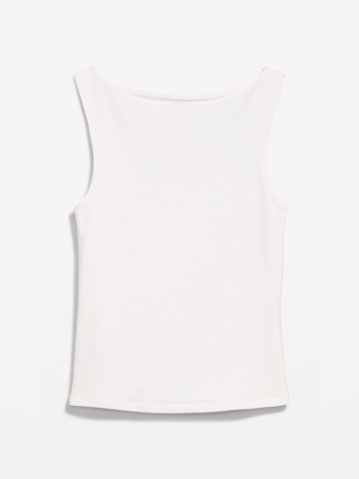 Image number 4 showing, Hug Double-Layer Boat-Neck Top