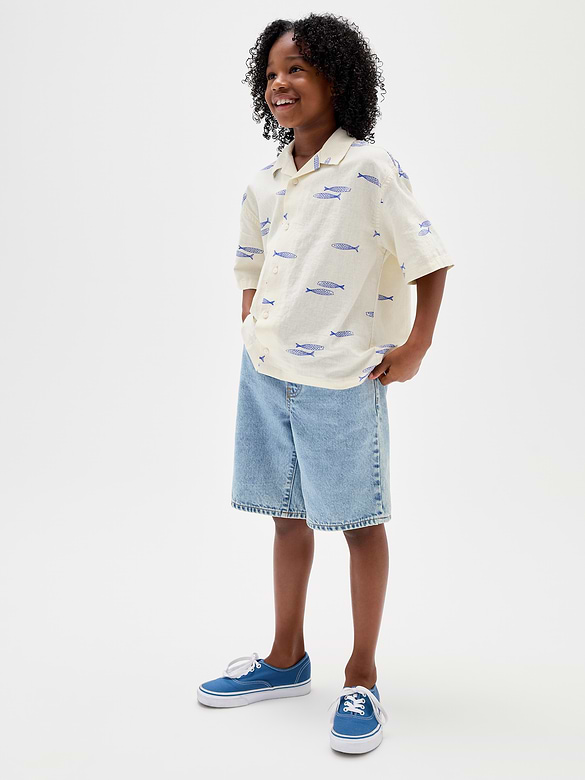 Kids Textured Vacay Shirt