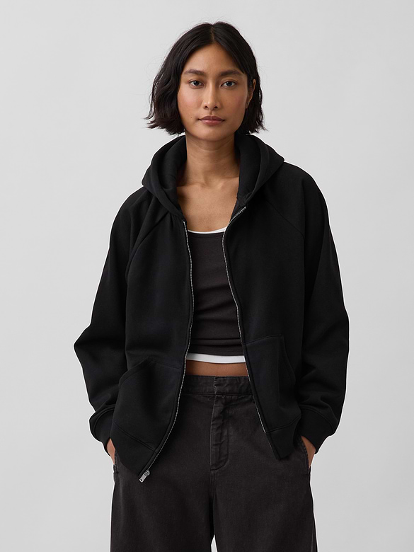 VintageSoft Zip Hoodie