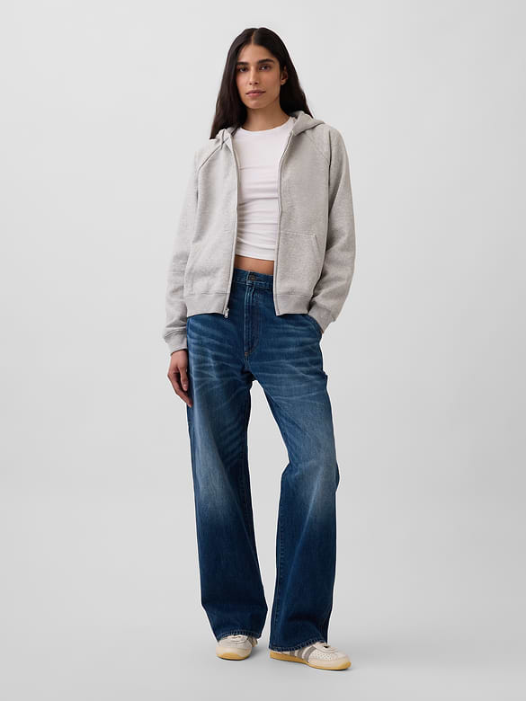 VintageSoft Zip Hoodie