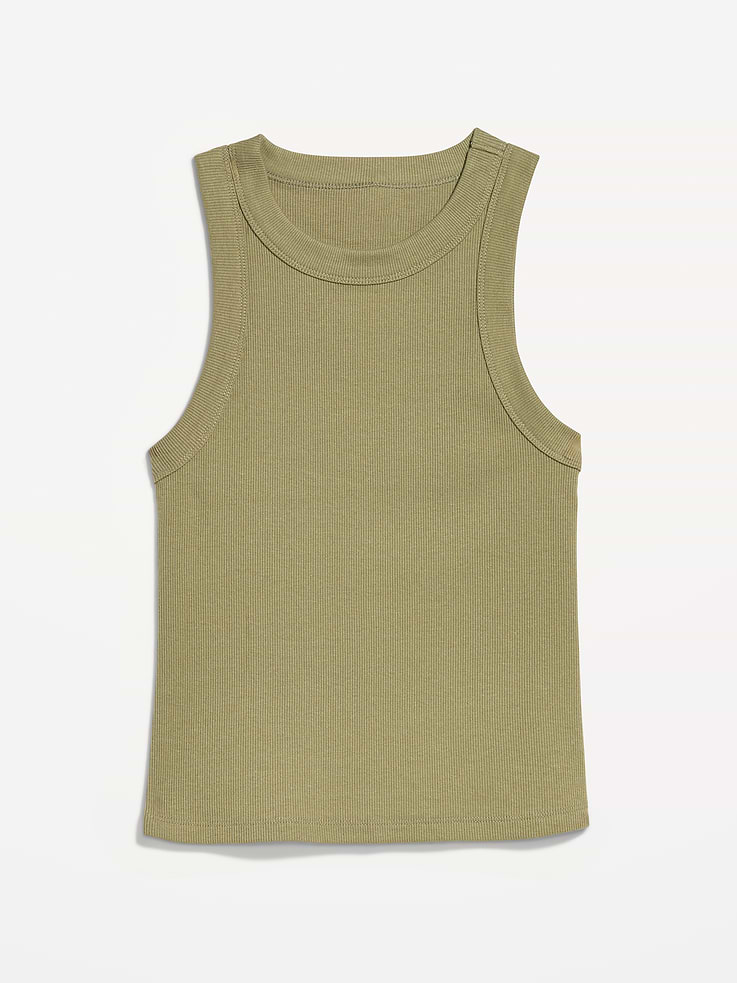 L'image numéro 3 présente Camisole courte moulante