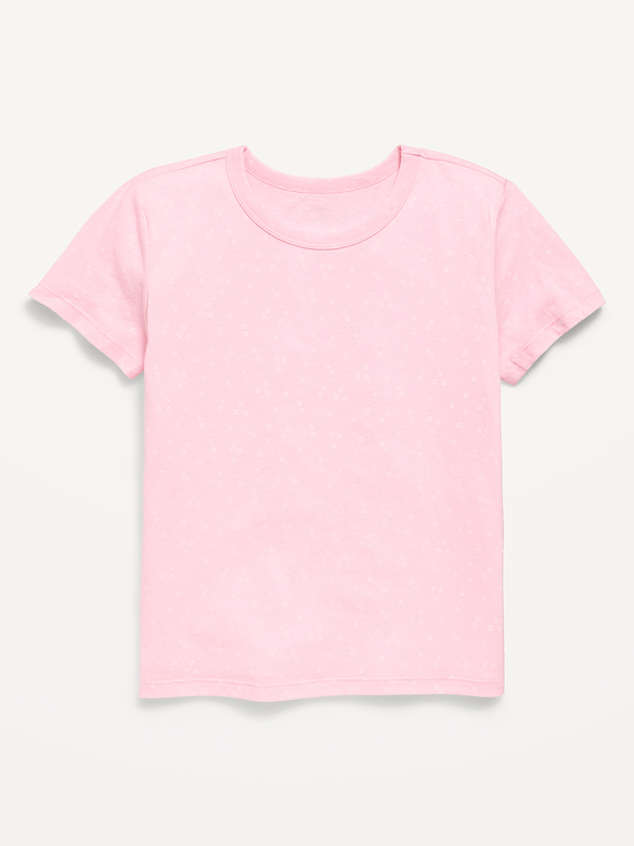 Softest Printed Short-Sleeve T-Shirt for Girls