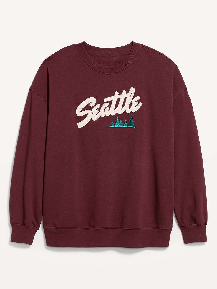 Image number 4 showing, SoComfy Oversized Crew-Neck Sweatshirt