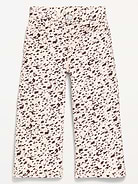 Image number 1 showing, Printed Super Baggy Wide-Leg Jeans for Toddler Girls