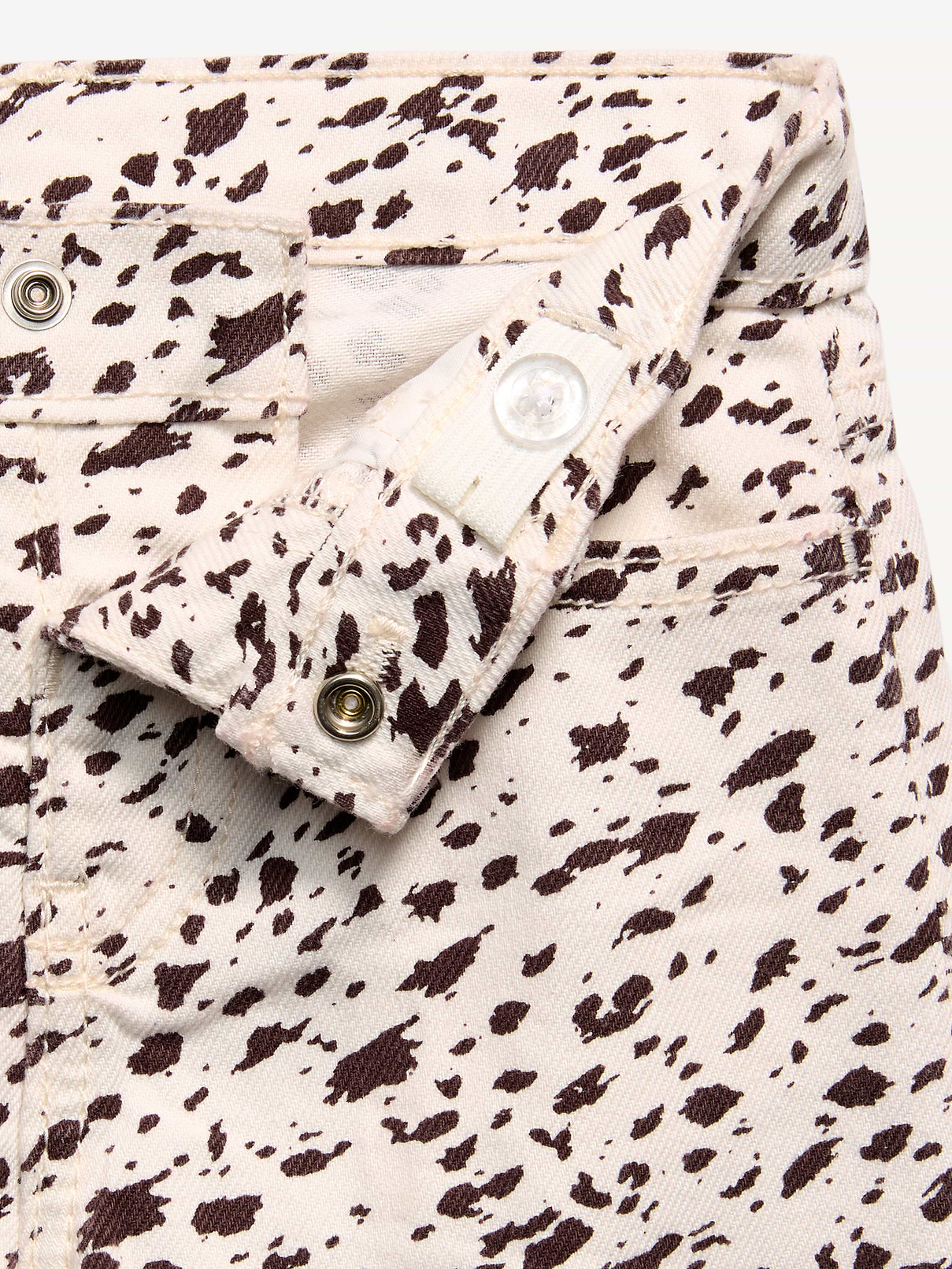 Image number 2 showing, Printed Super Baggy Wide-Leg Jeans for Toddler Girls