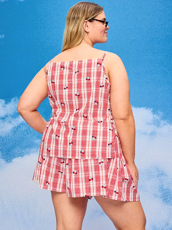 Old Navy x Disney Minnie Mouse Side-Tie Plaid Tank Top for Women