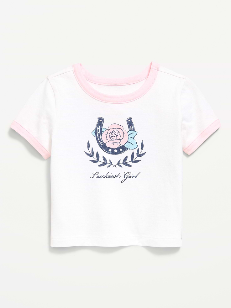 Image 1 of 1, crew neck, short sleeves, graphic at front, Product #896947