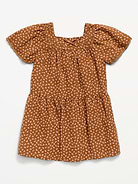 Image number 1 showing, Printed Short-Sleeve Dress for Toddler Girls