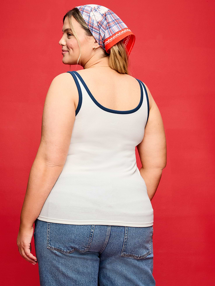 Image number 7 showing, Old Navy x Disney Mickey Mouse Ribbed Scoop-Neck Tank Top for Women