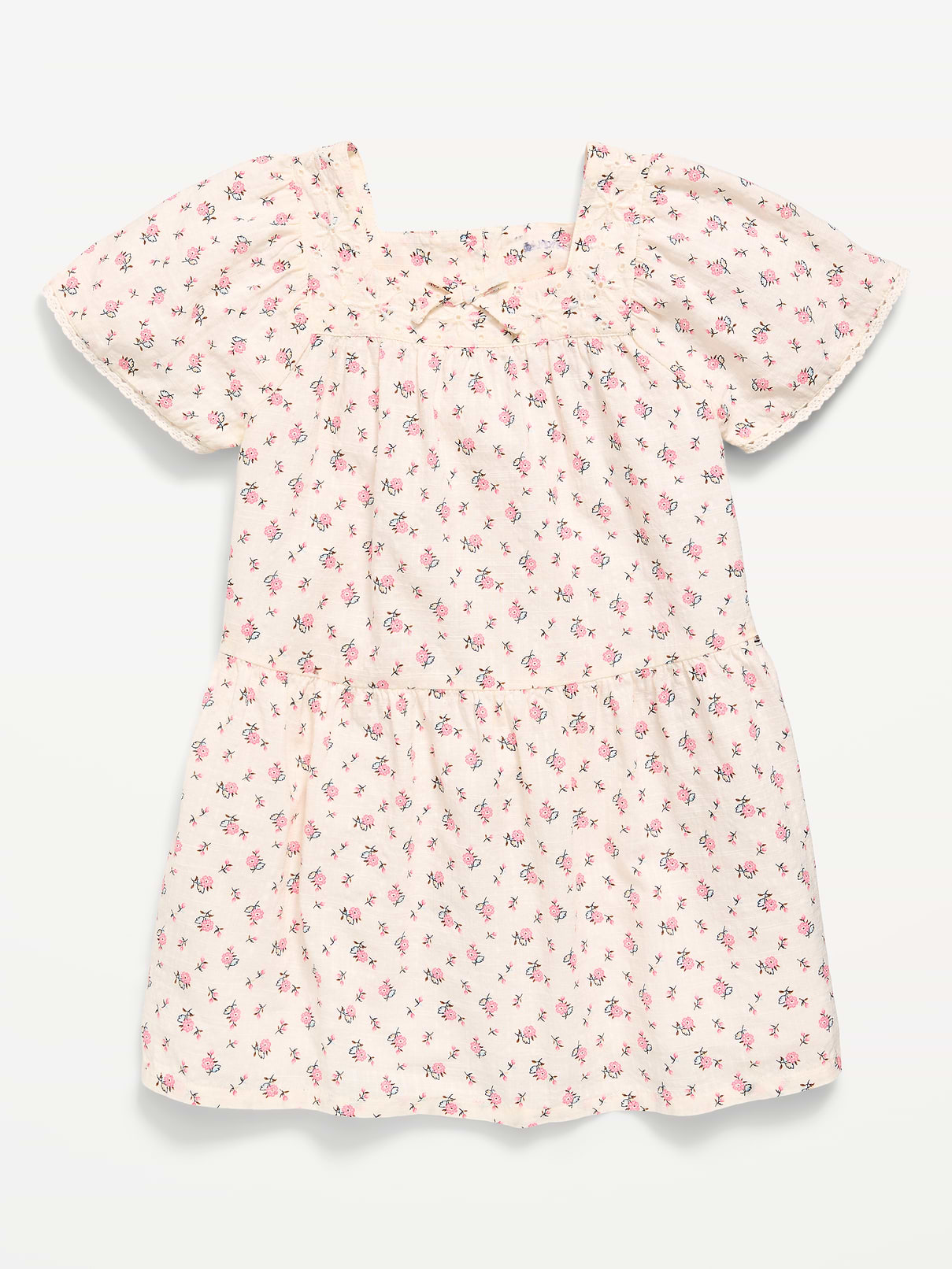 Image number 2 showing, Printed Short-Sleeve Dress for Toddler Girls