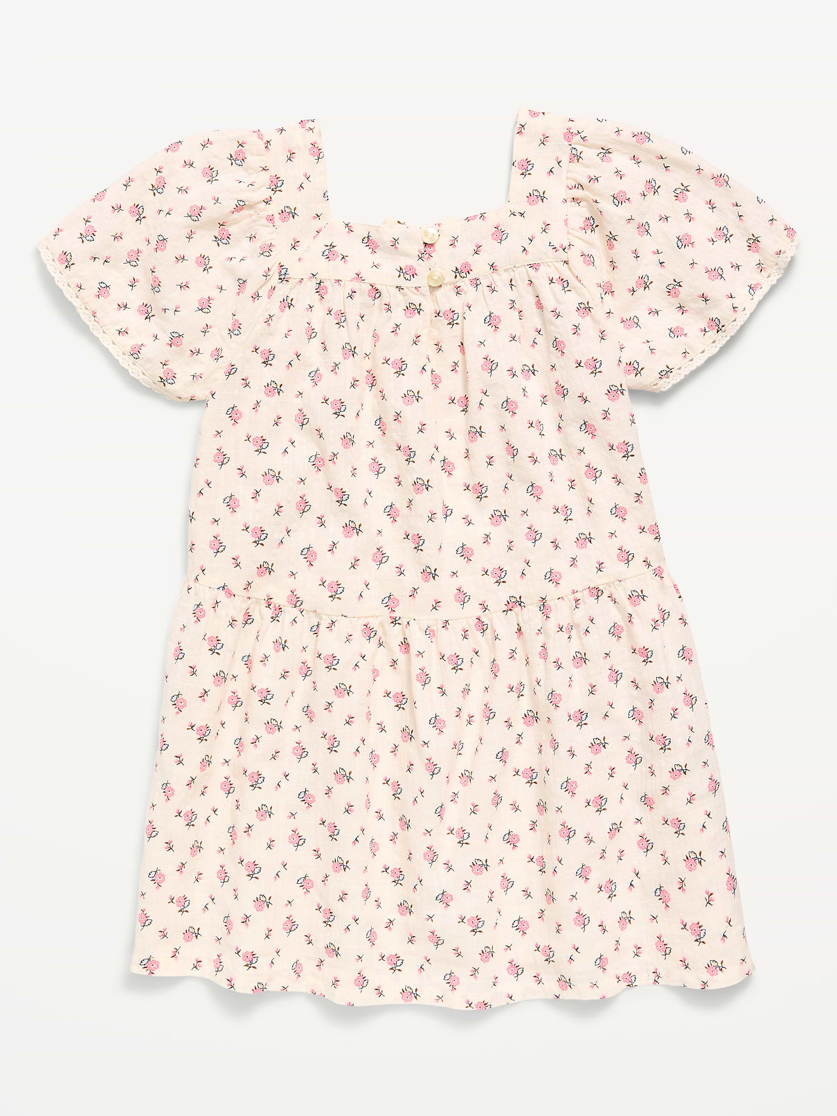 Image number 3 showing, Printed Short-Sleeve Dress for Toddler Girls