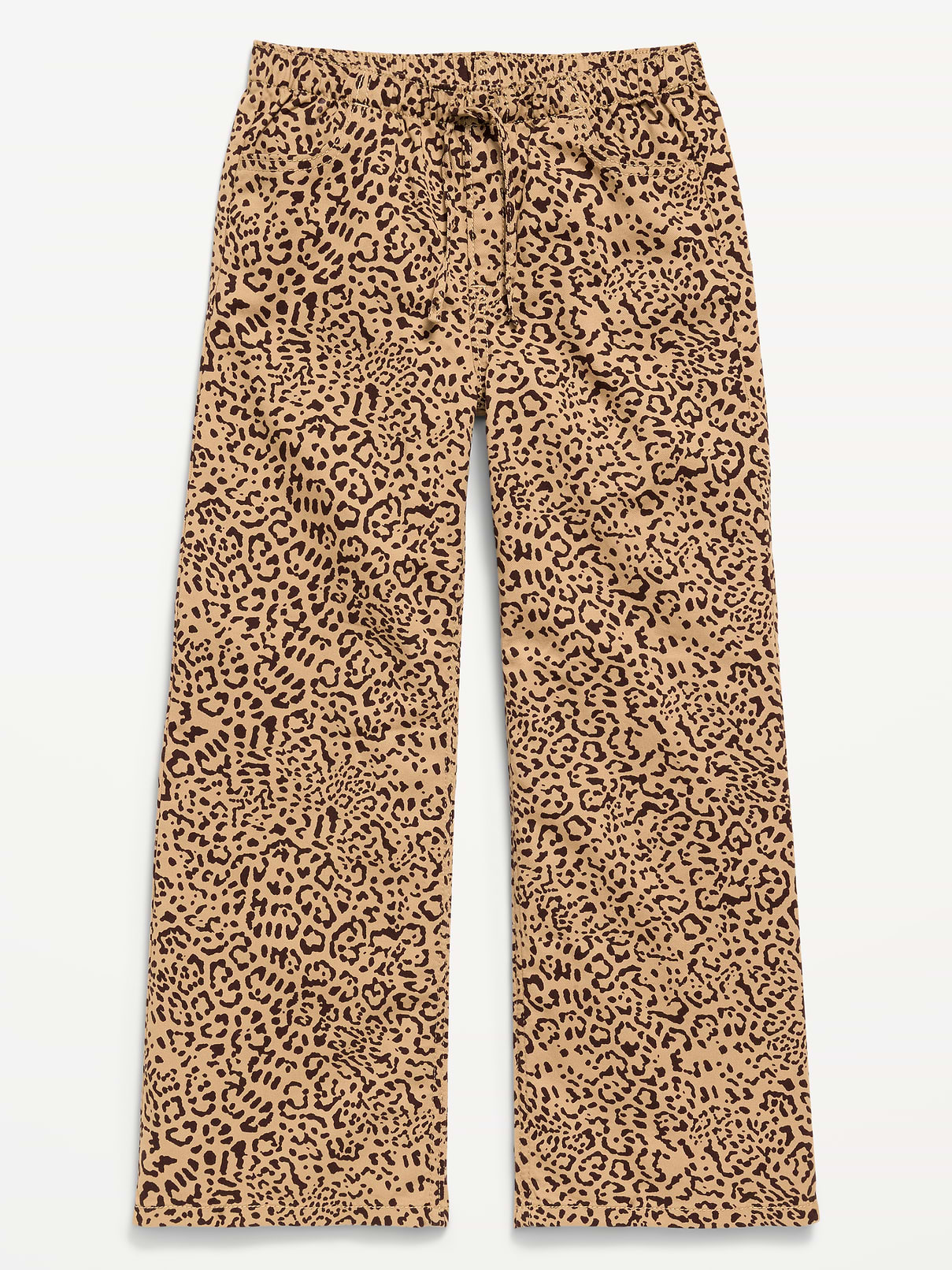 Image number 4 showing, Pull-On Super Baggy Wide-Leg Twill Pants for Girls