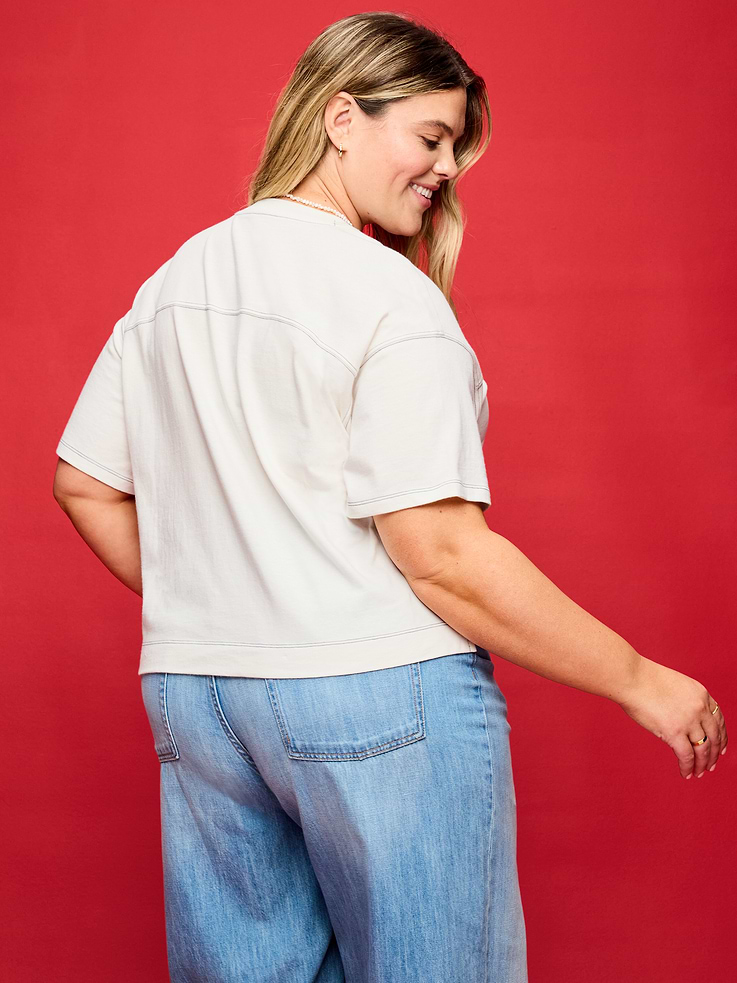Image number 7 showing, Old Navy x Disney Mickey Mouse Football-Style T-Shirt for Women