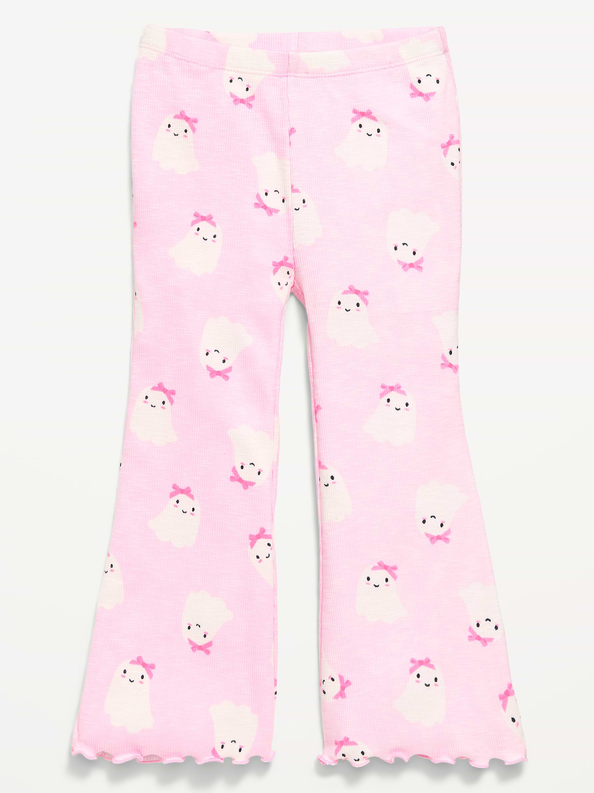 Image number 1 showing, Ribbed Flared Leggings for Toddler Girls