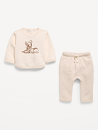 Image number 2 showing, Disney© Bambi Crew-Neck Sweatshirt and Sweatpants Set for Baby