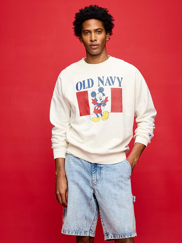 Old Navy x Disney Mickey Mouse Crew-Neck Sweatshirt for Adults