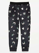 Image number 1 showing, Printed Jersey-Knit Pajama Jogger Pants for Boys