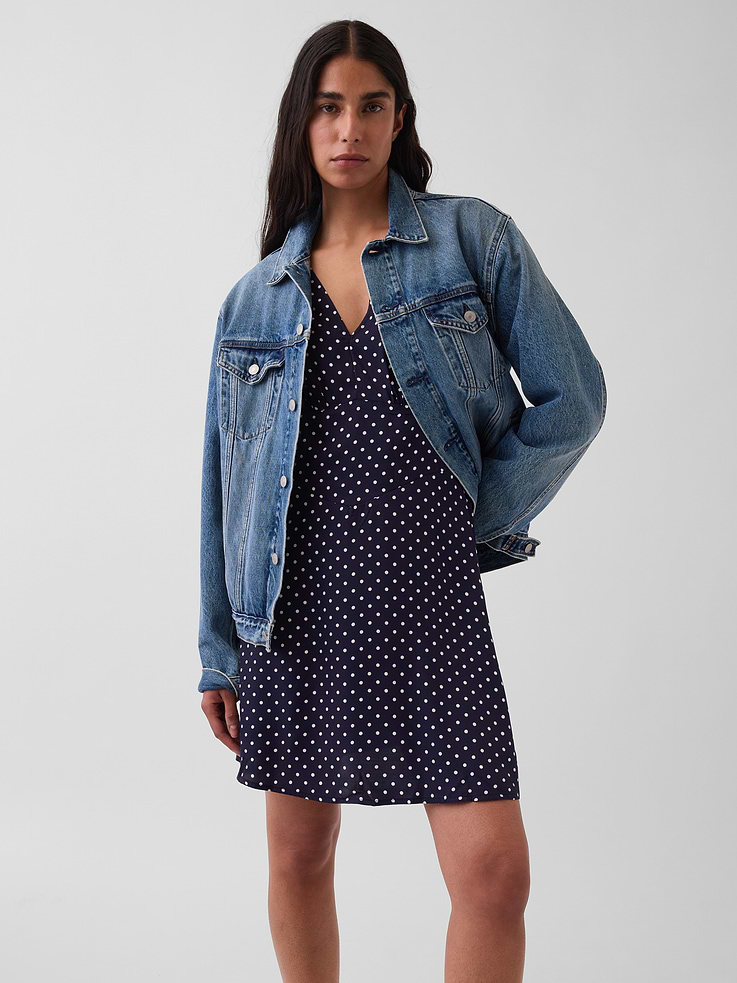 Image number 6 showing, V-Neck Print Mini Dress