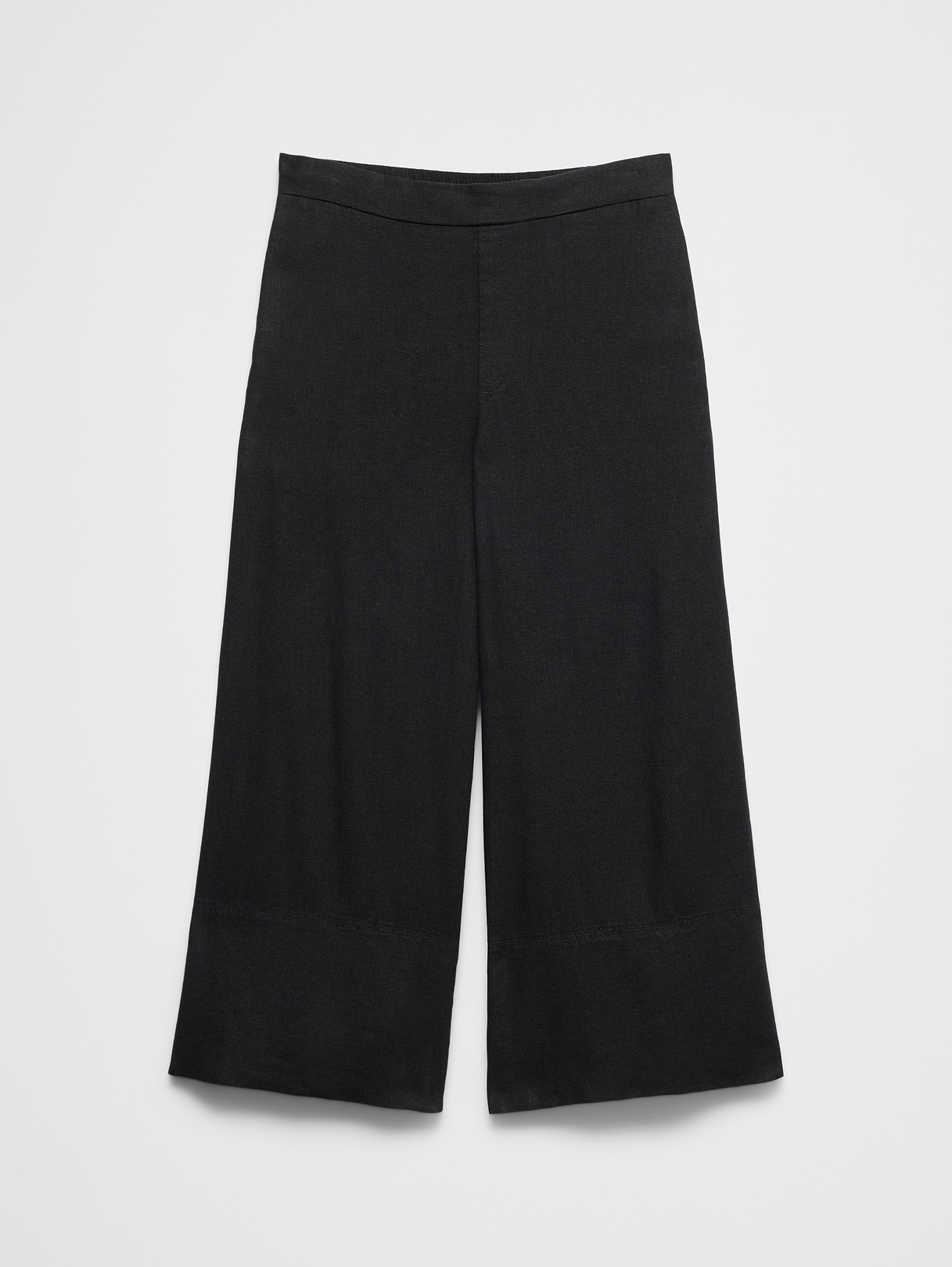 Anyday Wide-Leg High-Rise Linen-Blend Cropped Pant | Banana