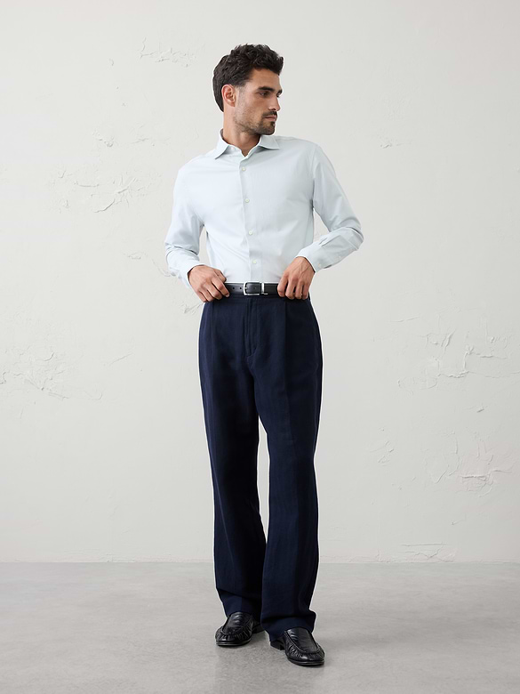 Slim-Fit Dobby Dress Shirt