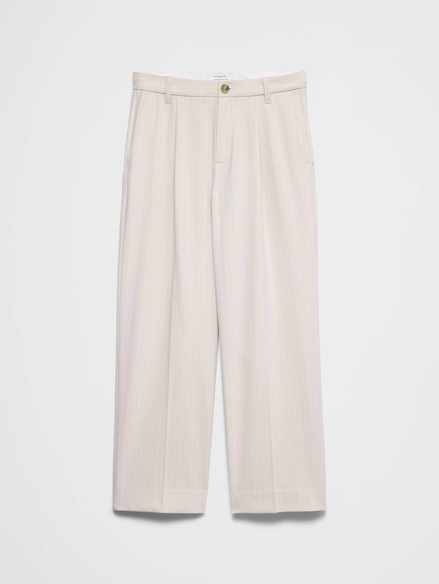 Image number 4 showing, Straight-Leg Mid-Rise Relaxed Trouser
