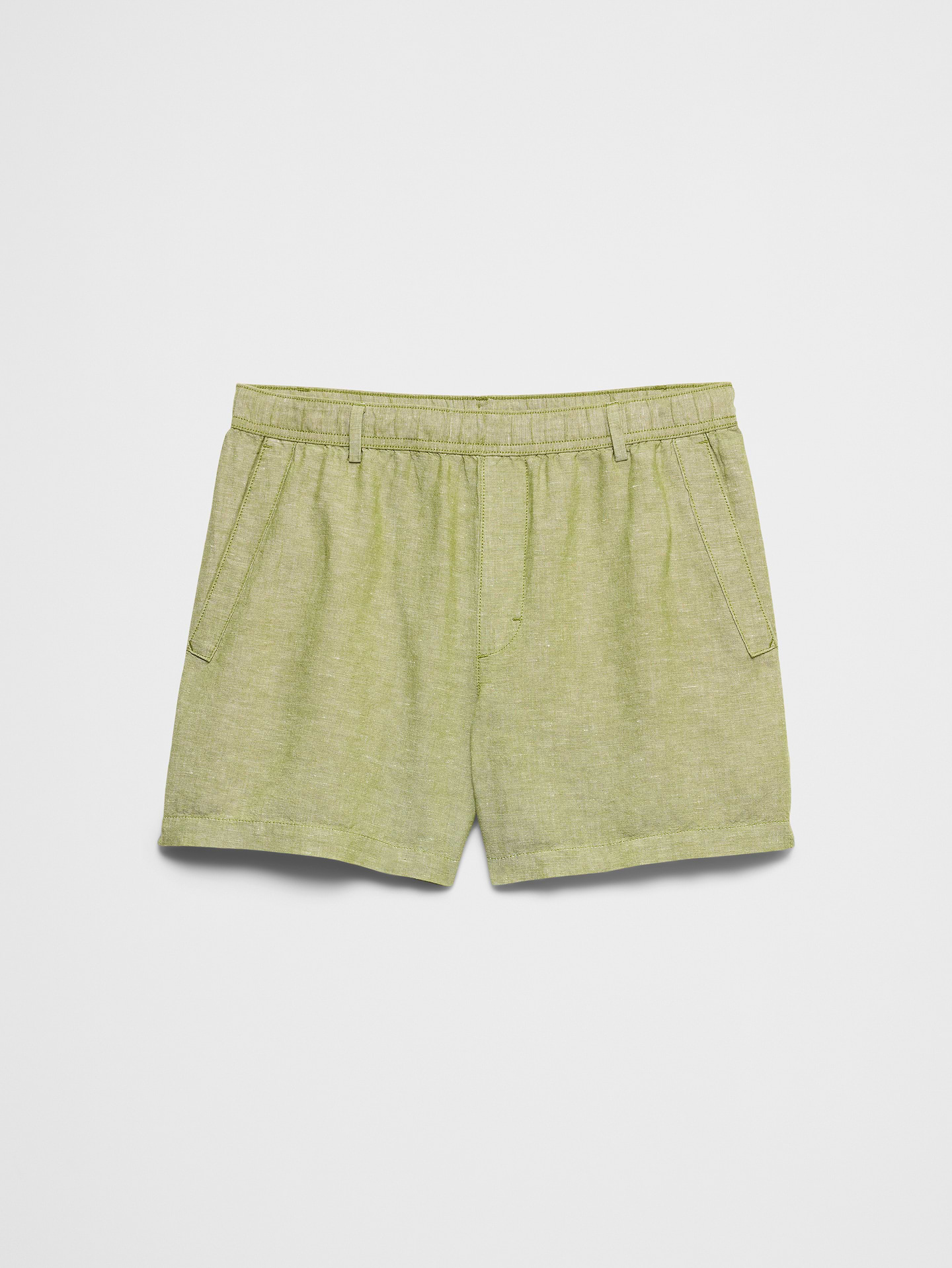 Image number 7 showing, Slim-Fit 5" Linen-Blend Short