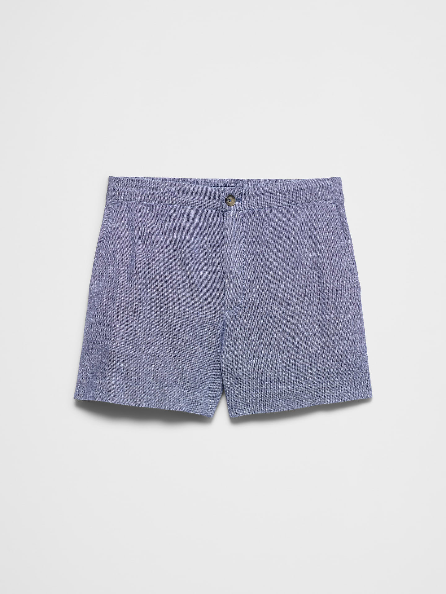 Image number 4 showing, Linen-Blend High-Rise Short