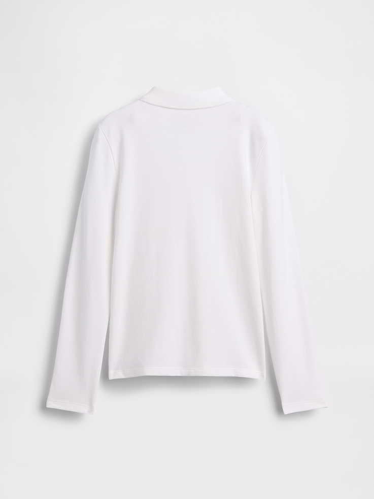 Image number 2 showing, Kids Uniform Stretch Pique Polo Shirt