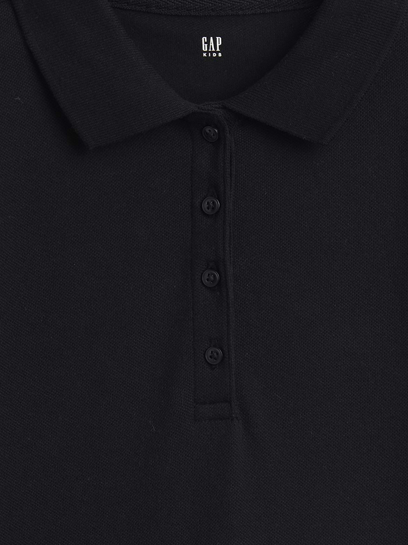 Kids Uniform Stretch Pique Polo Shirt