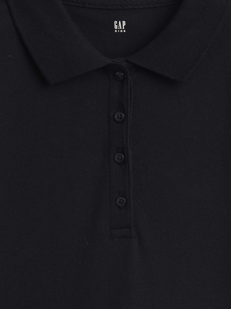 Image number 3 showing, Kids Uniform Stretch Pique Polo Shirt