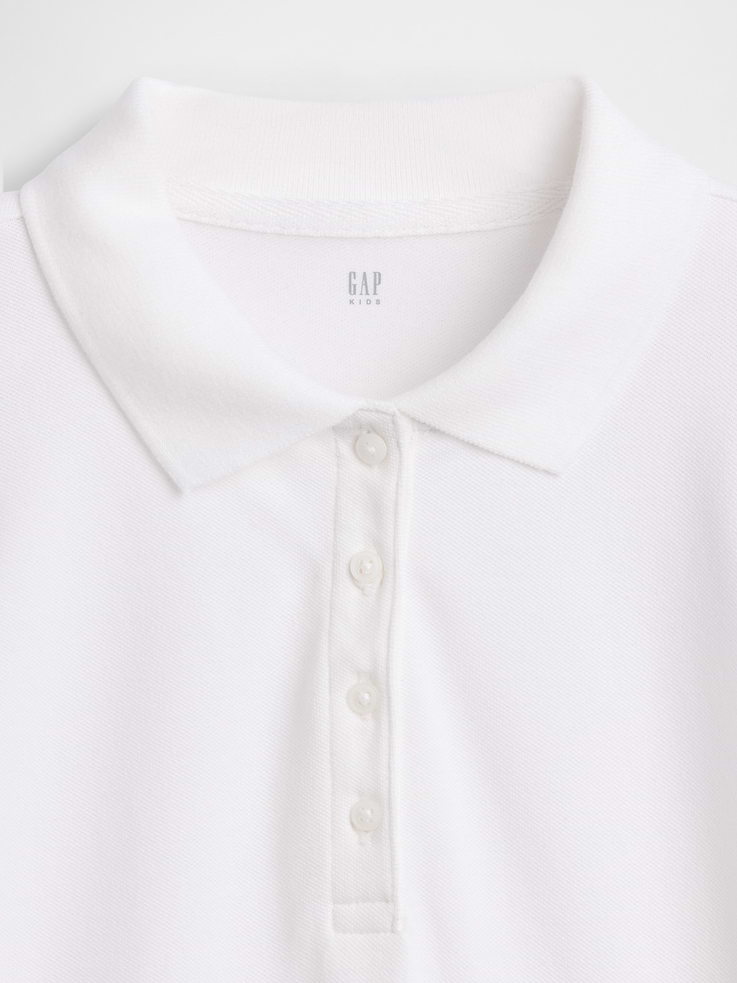 Image number 3 showing, Kids Uniform Stretch Pique Polo Shirt