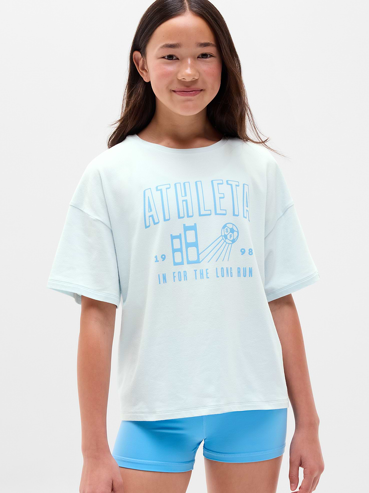 Image number 1 showing, Athleta Girl Right Moves Slouchy Tee