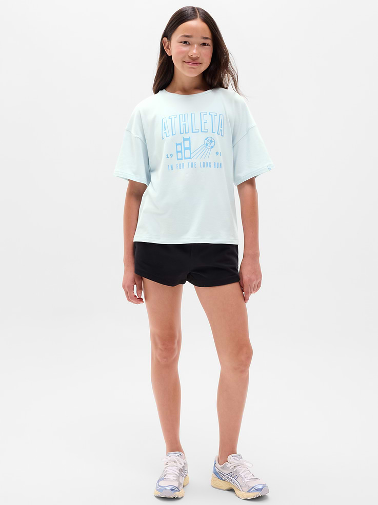 Image number 2 showing, Athleta Girl Right Moves Slouchy Tee